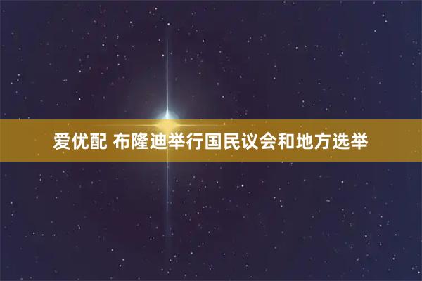 爱优配 布隆迪举行国民议会和地方选举