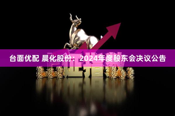 台面优配 晨化股份：2024年度股东会决议公告